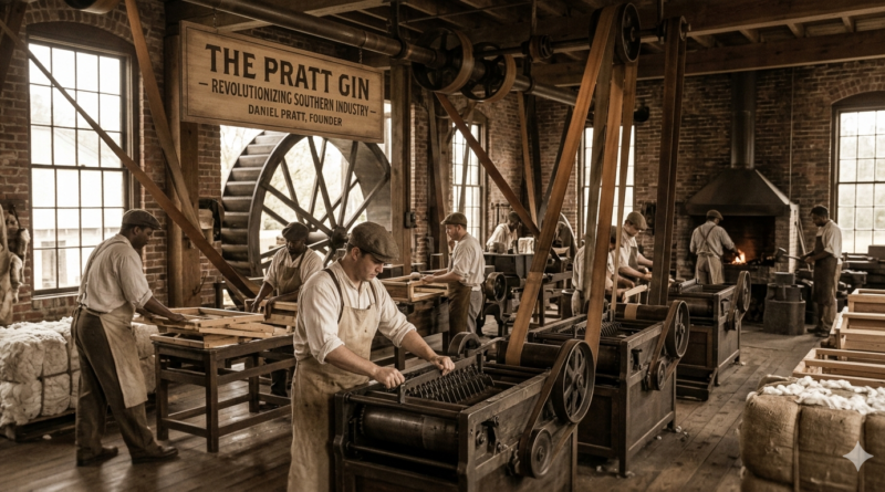 Daniel Pratt Cotton Gin Industry